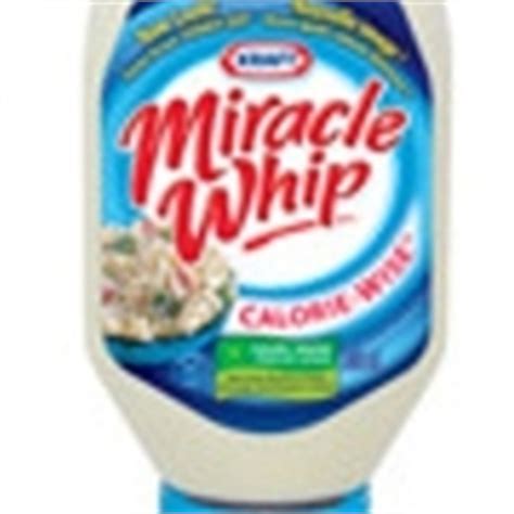 carbs in miracle whip|Calories in Miracle Whip, original from Kraft